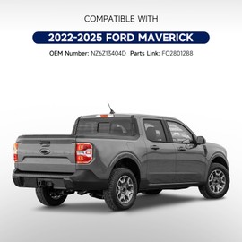 Gefitway Taillights Compatible with Ford Maverick XL XLT 2022 2023 2024 2025 Tail Light Halogen Type Right Passenger Side Replace FO2801288 NZ6Z13404D