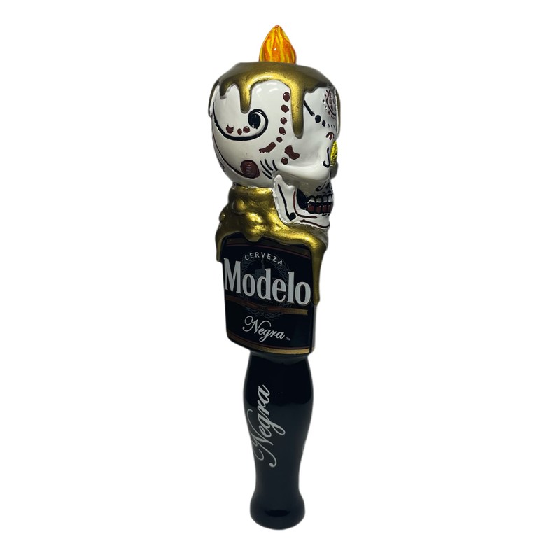 Modelo Negra Dia De Los Muertos Skull Tap Handle |