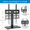 PERLESMITH Universal Swivel TV Stand-Table Top for 32-60 inch TV-Height