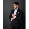 Ladeheid Set BHC Bow Tie with Pocket Square Set Including