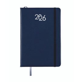 COLORFAMILY 2675005 2026 Daily Diary 14.5 x 21 cm A5 PU Cover with Elastic Band