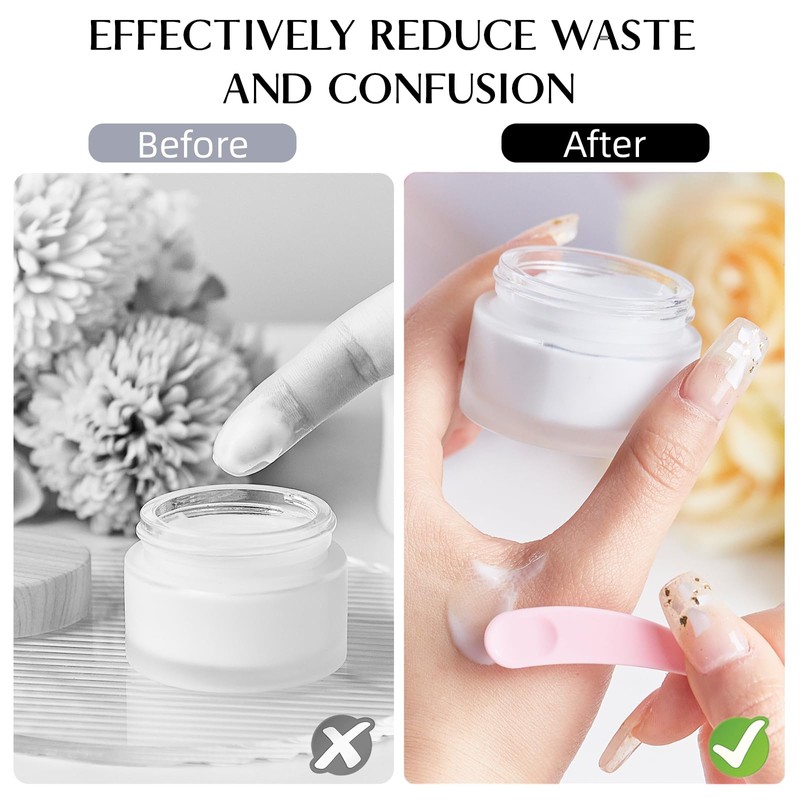TUZAZO 200pcs Mini Spatula for Cosmetics, Bulk Disposable Makeup Spatulas