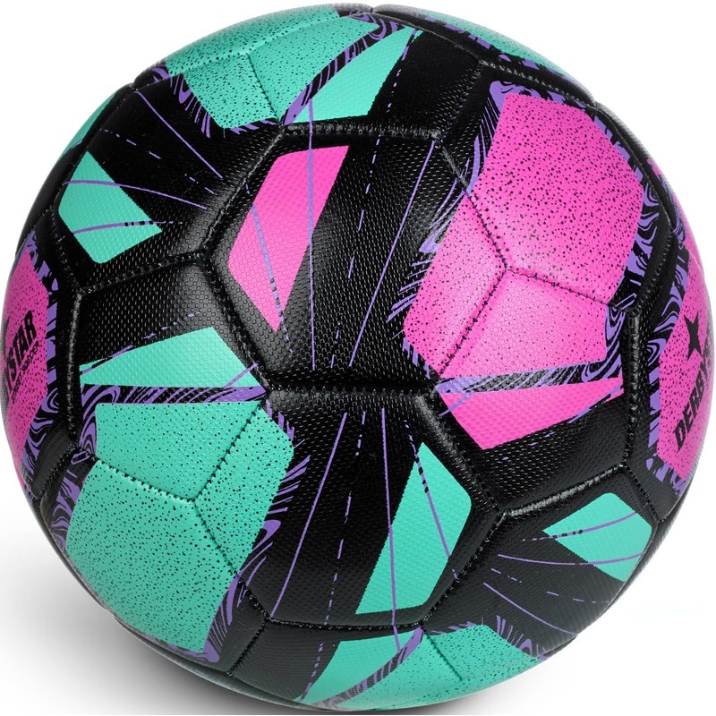 Derbystar Street Soccer v22 Green / Pink / Black, orange
