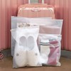 Translucent zipper bag set travel pouch luggage organizer cosmetics travel pouch / 반투명 지퍼백 세트 여행파우치 케리어정리 화장품파 여행파우치