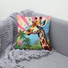 The Beach Stop Pop Art Jungle Giraffe Accent Cushion Cover