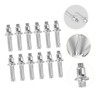 OHPHCALL 12pcs Tungsten Trekking Rod Tips Replacement for Hiking Sticks