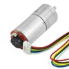 XiaoR GEEK 2Pcs Gear Motor with Encoder DC 12V 100RPM