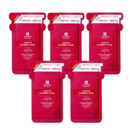 Leaders Mediu Amino Brightening & Clearing Facial Sheet Mask | Vitamin C, Lotus Extract for Acne Scars, Hyperpigmentation, Dark Spots, Even Skin Tone (5 Sheets)