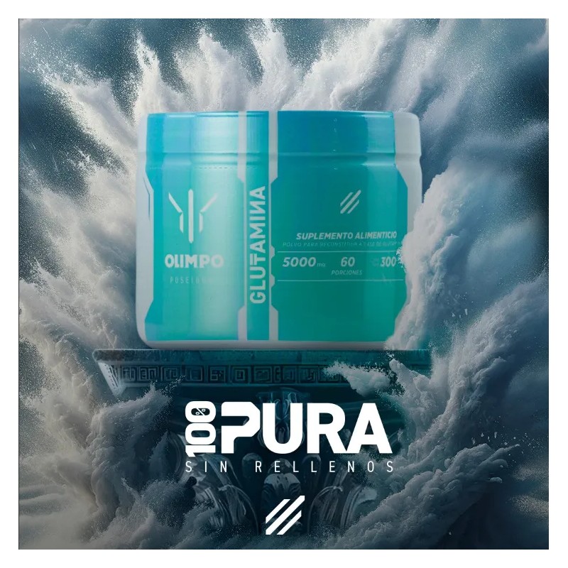 Olimpo, L-glutamina 100% Pura, 300g, Poseidon, 60 Servicios