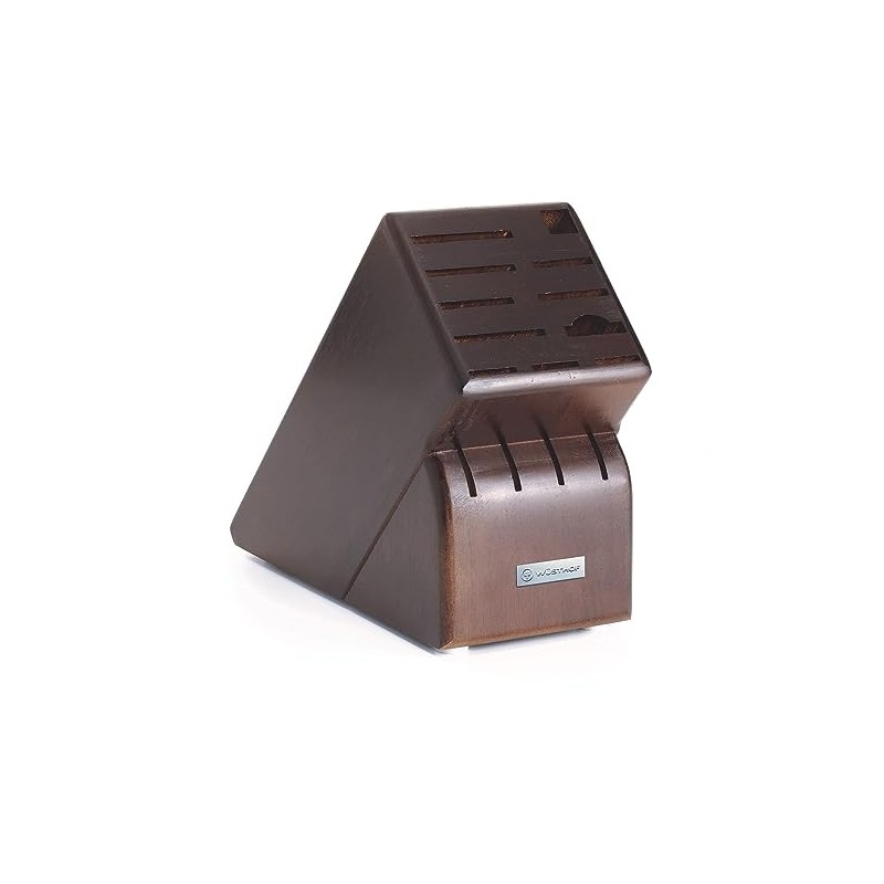 Wusthof 15-Slot Knife Storage Block, Walnut