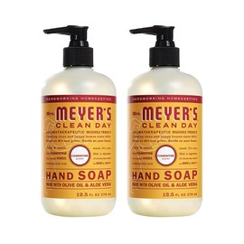 MRS. MEYER'S CLEAN DAY Hand Soap, Made with Essential Oils, Clementine 12.5 Fl Oz (Pack of 2)