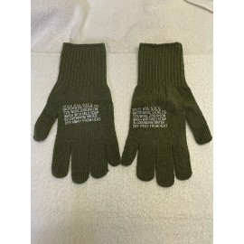 Genuine US Military US GI Wool Glove Liners Size 5 Style 835 Cold Weather Inserts for Shells NOS