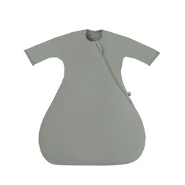 GUNAMUNA Unisex Baby Transitional Swaddle Bag, Easy Diaper Change Zipper, Infant Toddler Swaddle, 1.0 TOG, Sage, 3-6 Months