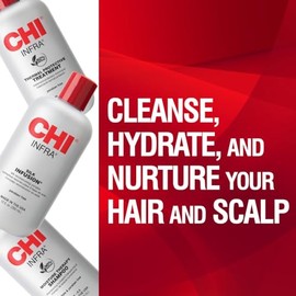 CHI Trio Kit con champú CHI Infra, tratamiento CHI Infra e infusión de seda CHI