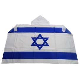 AZ FLAG - Israel Flag - 5ft x 3ft - Cape Israelian Flag 100% Polyester with Integrated Sleeves - High Quality - 80g