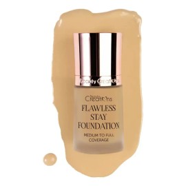 Base de maquillaje líquida Beauty Creations Flawless tono 7.5 - 30mL                                                                                  