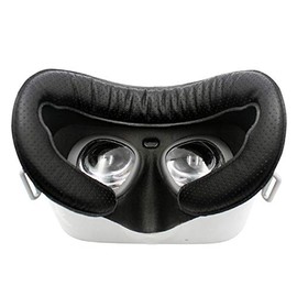 Hurricanes VR Face PU leather Breathable Cover Cotton Bottom Pad Replaceable for Oculus Go Headset VR Accessories                                     