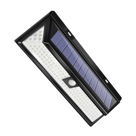 Operitacx Outdoor-Solarleuchte Sensor solarbetrieben Solar-Stufenleuchten im Freien Outdoor-LED-Solarleuchte Wandleuchte Garten Wandlampe Solarleuchte für den Hof helle Wandlampe Plastik