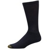 Gold Toe Men's Uptown Crew 3 Pack Socks, Black, Sock