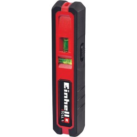 Einhell Laser Levelling TC-LL 1 (Horizontal, Vertical and Diagonal Lines, Spot Laser, Integrated Spirit Levels, Soft Grip, Incl. Wall Bracket)