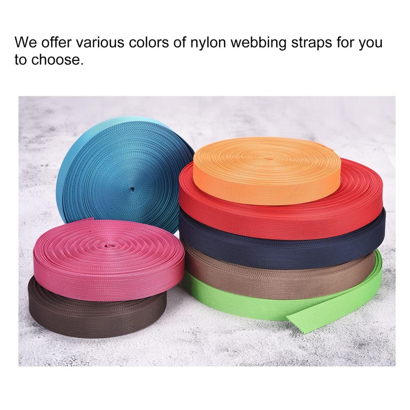 Boxonly Nylon Webbing Strap 2 inch Army Green Nylon Webbing