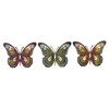 Metal decoration “butterfly” set of 3