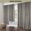 always4u Soft Velvet Curtains 108 Inch Length Luxury Bedroom Curtains