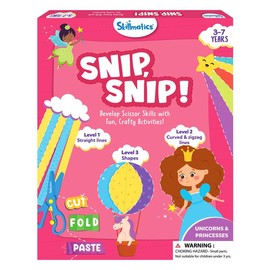 Skillmatics Snip, Snip - Art & Craft Activity, Practice Scissor Skills, Craft Kits, Gifts for Toddlers, Girls & Boys Ages 3 to 7 paper crafts:_Unicorns & Princesses