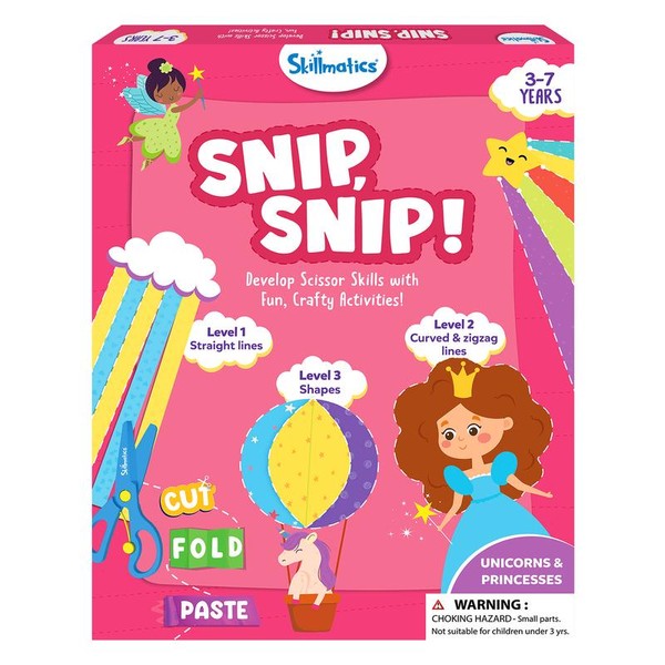 Skillmatics Snip, Snip - Art & Craft Activity, Practice Scissor