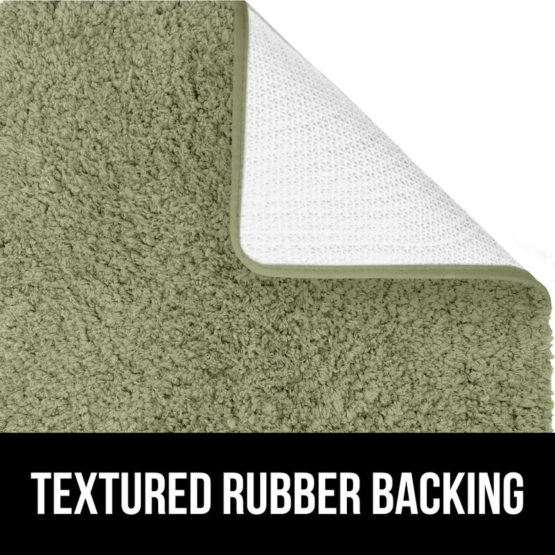 GORILLA GRIP Premium Luxury Bath Rug, Absorbent, Soft, Thick Shag,