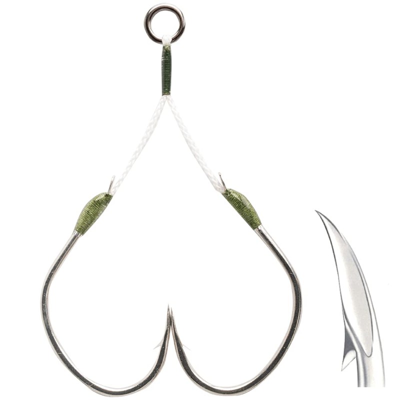 Major Craft ZOC Double Hook HD40#3/0 Fishing Hook