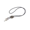 GelConnie Native American Bolo Tie Rodeo Cowboy Corbata de piel