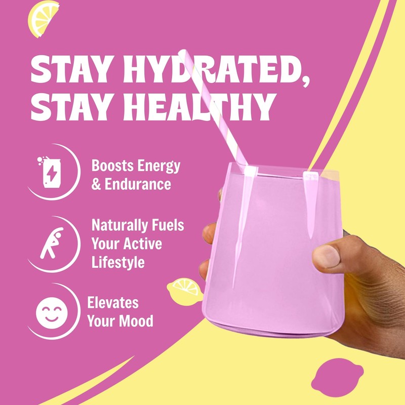 Electrolyte Powder – Pink Lemonade Flavor | Sugar-Free Hydration Mix