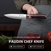 PAUDIN Chef Knife, 6 Inch Sharp Kitchen Knife, High Carbon