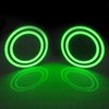 Ourbest El Neon Sheet Light for Masks, 2Pcs Circle Ring