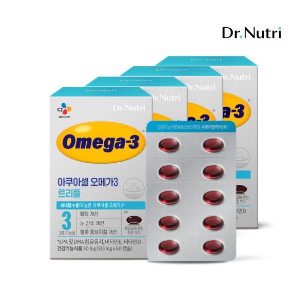 [CJ Well Care] CJ Dr. Nutri Aqua Cell Omega 3 4 boxes