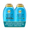 OGX Renewing + Argan Oil of Morocco Shampoo & Conditioner Set, Damage Repairing Shampoo & Conditioner Helps Strengthen & Repair Dry, Damaged Hair, Sulfate-Free Surfactants, 13 fl. Oz, 2 Pack