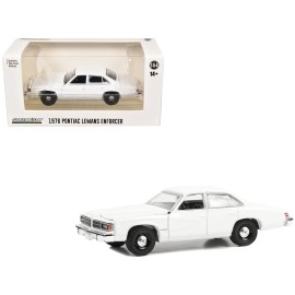 DCD 1976-77 Pontiac LeMans Enforcer White Hobby Exclusive Series 1/64 Diecast Model Car by Greenlight 'Hot Pursuit' Collection