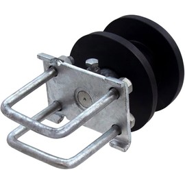 Sliding Gate Rollers Nylon Cantilever Slide Gate for 4" Square Post x 2" Chain Link Fence Gate Frame (Pack of 1)