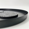 DREIBERG® Decorative Tray, Diameter 30 cm, Decorative Tray Black, Decorative
