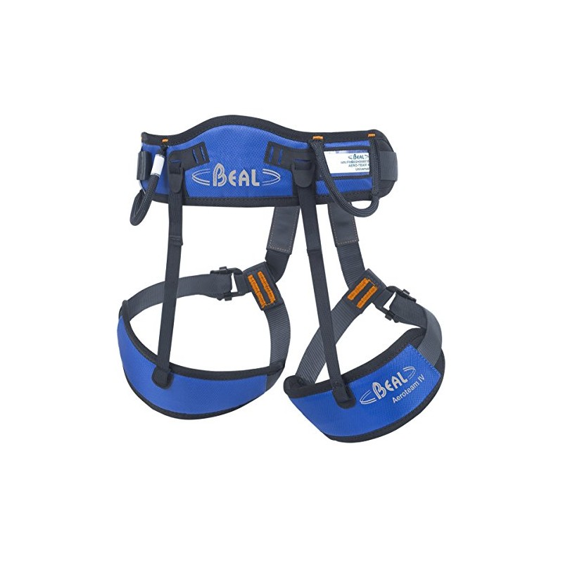 Beal Aero Team IV Unisex Adult Climbing Harness, Blue