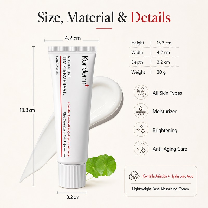 Centella Moisturizer for Daily Skin Care – Lightweight Hydrating Cream