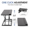 Standing Keyboard and Mouse Stand, Adjustable Height Keyboard Tray and