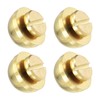 METALLIXITY Screw Back Stud Spike (12x7mm) 4pcs, Round Head Stud