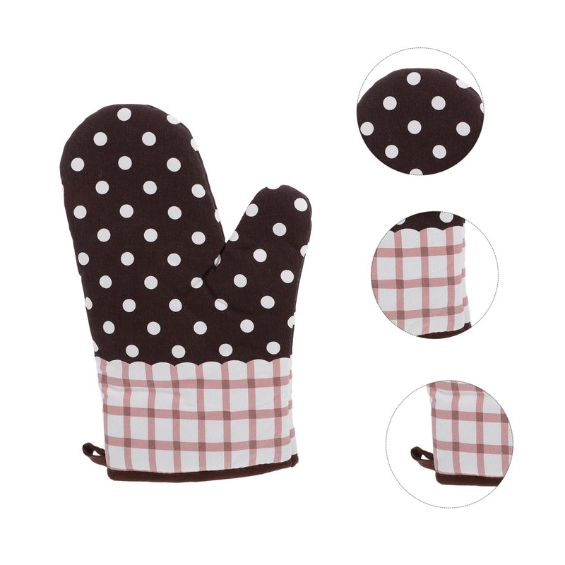 LABRIMP High Performance Oven Gloves Cotton Cloth Heat Insulation Mitts
