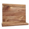Resafy Large Magnetic Knife Holder,Acacia Wooden Magnetic Knife Block 12.5X10