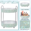 Honeydak 360 Rotating Perfume Organizer Rhinestone Bathroom Counter Organizer Makeup