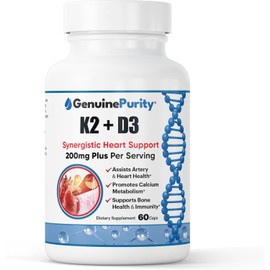 D3 K2 Vitamin Supplement with BioPerine - Supports Bone Strength, Calcium Utilization & Immune Health - Liposomal Encapsulated Formula for Enhanced Absorption