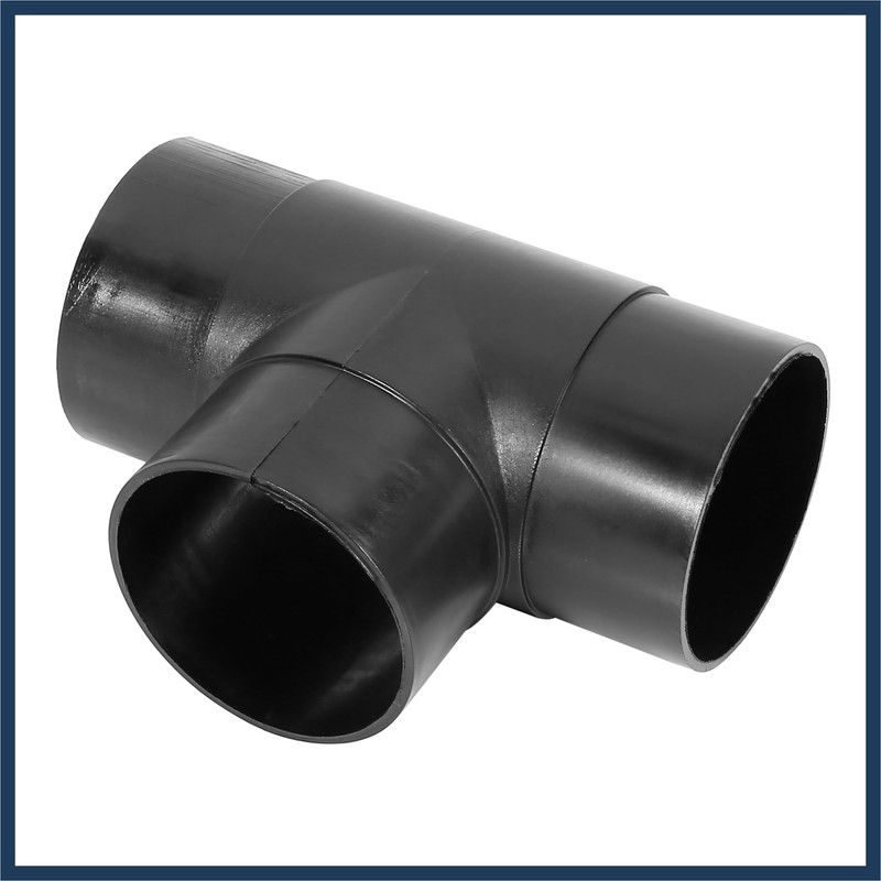 INFINAUTO 60mm Car 3 Way Air Ducting Elbow Pipe T