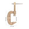 Welding Ground Clamp Brass Good Electrical Conductivity Anti Oxidation G
